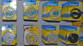 Curly cords for telephones in many sizes and colours at Cables Plus